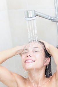 female.shower